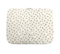 CYNOSURETECH 14 Inch Cute Floral Laptop Bag, Blue, Water Resistant, Soft Padding, Cute Floral Design, Unisex, For Laptops, Tablets, Daily Travel