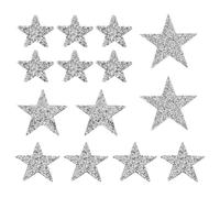 CYNOSURETECH 14 Pieces Of Hot Diamond Star Stickers, Clothing Decoration Stickers, Shiny Clothing Stickers, Clothing Repair, Suitable For Pants, Jackets, Hats, Bags