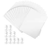 CYNOSURETECH 15 Anti-Cat Scratch Stickers And 10 Fixing Nails, Furniture Protector, Transparent Sofa Protector, Furniture Accessories