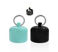 CYNOSURETECH 2-Piece Mini Jewelry Box Set, Ring, Necklace, Bracelet & Earring Storage (Black, Blue)