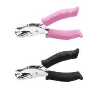 CYNOSURETECH 2 Pieces Single Hole Punch, Loose-Leaf Paper Hole Punch, Handheld Hole Punch, Diy Craft Tools, Study And Office Supplies