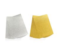 CYNOSURETECH 20 Glitter Cards, Diy Card Materials, Cardboard For Decoration, Cardboard For Crafts, Diy Paper Crafts