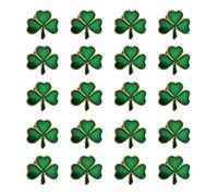 CYNOSURETECH 20 Pieces of Clover Brooches, Creative Brooches, Gift Brooches, Plant-Shaped Brooches, Decorative Brooches