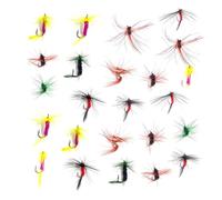 CYNOSURETECH 24 Pieces Of Simulated Fly Bait Hooks, Fishing Supplies, Creative Bait Hooks, Durable Bait Hooks