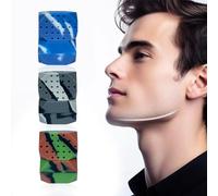 CYNOSURETECH 3 Pairs Of Jaw Trainers, Camouflage Squares, Jaw Line Trainer, Masseter Muscle Trainer, Jaw Exercise Ball, Silicone Jaw Exerciser, Suitable For Facial Exercises