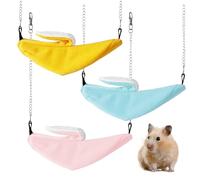 CYNOSURETECH 3-Piece Banana-Shaped Hammock, Cute Pet Bed, Mini Creative Hammock, Warm Pet Bed, Pet Supplies