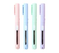 CYNOSURETECH 4 Pieces Portable Scissors, Hand Trimming Tools, Creative Tools, Foldable Scissors, Decoupage Art Tools