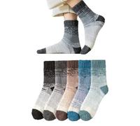 CYNOSURETECH 5 Pairs Of Coral Fleece Socks, Men'S Warm Socks, Sleep Socks, Soft And Comfortable Socks, Winter Socks