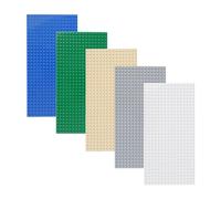 CYNOSURETECH 5-Piece Building Block Base Plate, Building Block Building Tray, Building Block Base, Basic Building Block Set, Building Block Accessories, Building Block Building Board Base