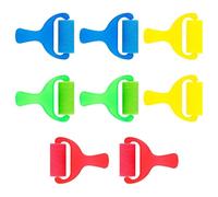 CYNOSURETECH 8 Pieces Sponge Roller Paint Brushes, Plastic Handle Paint Brushes, Painting Tools, Children'S Painting Accessories, Diy Handicraft Accessories