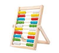CYNOSURETECH Children's Abacus, Wooden Slide Rule, Calculation Aid, Educational Toy for Math Arithmetic
