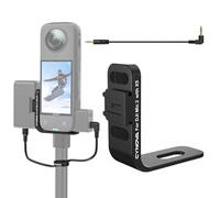 CYNOVA Cold Shoe Holder for Insta360 X5 Accessories, Wireless Microphone Holder, Microphone Holder Compatible with Insta360 X5, Applicable to DJI MIC 2 RX Microphone (Not Suitable for Mic Mini)