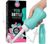Cynpel Portable Bidet for Postpartum - 350ml Peri Bottle for Women - Upside Down Perineal Squirt Cleansing - Post Birth Travel Wash Pump - Blue