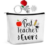 cyntan Travel Makeup Bag,Teacher Appreciation Gifts, Brithday Gifts for Women, Teacher 02, One Size, Simple Design