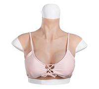 Cyomi Silicone Breast Forms Artificial Breast for Crossdresser Transgender Cosplay Drag Queen (Plus size-C cup,Yellow)