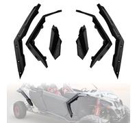 CYOOYC Front & Rear Super Extended Fender Flares Kit for Can-Am Maverick X3 / X3 MAX 2017-2025 & Maverick 1000 2014-2017, 2/4 Doors, DS RS RC MR Turbo RR, 6PCS Mud Guards, Replace #715002973