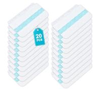 Cyorka 20 Pcs Blue Disposable Mop Pads Refill for Shark Vacmop VM252 VM200 VM190 VM250 VM251 VM200C VM252C QM250 VC205 VM250, Shark Vacmop Replacement Pads, Part VMP30