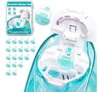 CYOUH Silicone Pads Refill Compatible with Nose Care Products - Saves Saline Solution Capsules and Provides Easy Operation (20 Pack - Green)