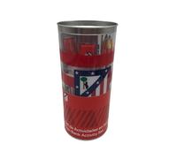 CyP Brands- Atlético de Madrid- Drawing Set, Stationery Set, Drawing Material,Piggy Bank, Paints, Sheets for Drawing, Stickers, Official Product