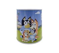 CyP Brands Blue Money Box, Cubile, Savings, Medium, Thermo Sealed, Multicoloured, Official Product