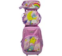 Cyp Brands Care Bears Set Compact 23x50x20 Cm 23l Wheeled Backpack 3 Units