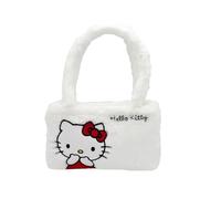 CyP Brands- Hello Kitty, Sanrio, Bag, Plush, Handbag, White, Official Product, white, Estandar, Casual