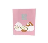CyP Brands Molang Ring Binder Folder Ring Binder Blossom, Pink