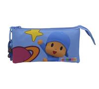 CyP Brands-Pocoyó, Pencil Case, Pencil Case, School Supplies, Preschool, Multicoloured, Official Product