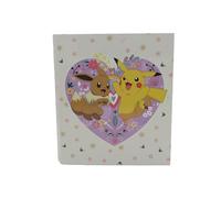 CyP Brands Pokémon Folder, Folder, Folder, Ring Binder, Flowers Collection, Cream, Official Product