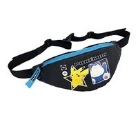 CYPBRANDS Unisex Kid's Pokémon Riñonera-Geo Fanny Pack, Black/White, One Size