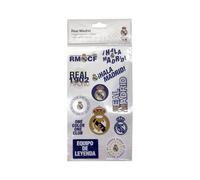 CyP Brands-Real Madrid, Stickers, Stickers, Removable, Multicoloured, Official Product