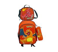 CYP BRANDS Unisex Children's Backpack Set, orange, Medium, Casual