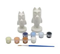 CYPBRANDS Bluey, Plaster Figures Set, Creative Activities, Paint, Multicoloured, Official Product
