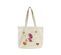 CYPBRANDS - Care Bears, Bag, Canvas Shopper, Beige Color, Loving Bears, Official Product