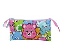 CYPBRANDS Care Bears Trifold Pencil Case 5 Compartments School Supplies Pencil Case Colourful Official Product