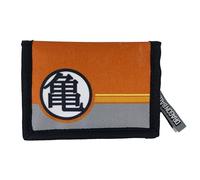 CYPBRANDS CyP Brands-Dragon Ball, Wallet, Purse, Wallet, Youth Wallet with Velcro, Orange, Orange, One Size