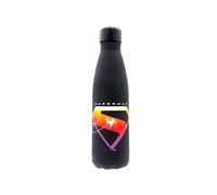 CYPBRANDS CyP Brands-Superman Steel Water Bottle, Jerry, Water Bottle, Airtight Closure, 550 ml, Black Official Product