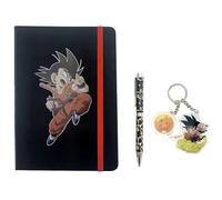 CYPBRANDS Dragon Ball Daily Gift Set, Keychain and Pen, Gift Box, Writing Set, Diary with Lock, Multicoloured, Official Product