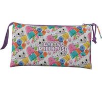 CYPBRANDS Gabby Triple Pencil Case, Berry, Estndar, Gabby Triple Case