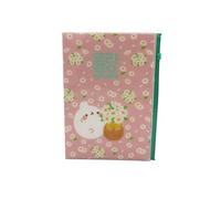 CyP Brands - Molang Notebook with Pen Writing Stationery Notebook Notepad Pink Official Product