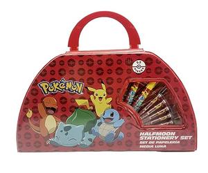 CYPBRANDS Pokemon Activity Set 52 Pieces in Suitcase, red, One Size