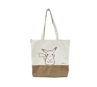 CYPBRANDS Pokémon, Bag, Canvas Bag, Bag, Plaid, Beige, Official Product