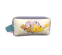 CyP Brands - Pokémon, Pencil Case, School Supplies, Stationery, Flowers Collection, Cream, Official Product, cream, Estandar, Casual