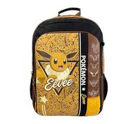 CYPBRANDS Pokémon School Backpack - Eeve, brown, Estandár