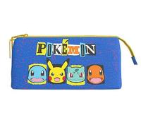 CYPBRANDS Pokemon Triple School Case, navy, Casual