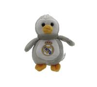 CYPBRANDS Real Madrid, Keychain, Keychain, Backpack Pendant, Plush, Penguin, Multicoloured, Official Product