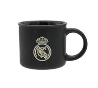 CyP Brands- Real Madrid, Mug, Ceramic Mug, Houseware, Breakfast, Original Mugs, Black, Official Product