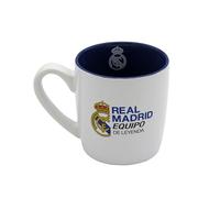 CyP Brands- Real Madrid, Mug, Ceramic Mug, Houseware, Breakfast, Original Mugs, White, Official Product
