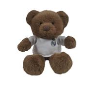 CYPBRANDS Real Madrid Teddy Bear with T-Shirt, Official Real Madrid Product, Dimension 20 cm, Brown