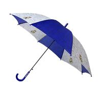 CYPBRANDS - Real Madrid - Umbrella, Children's Umbrella, Diameter 54 cm, Automatic, Multicoloured, Official Product